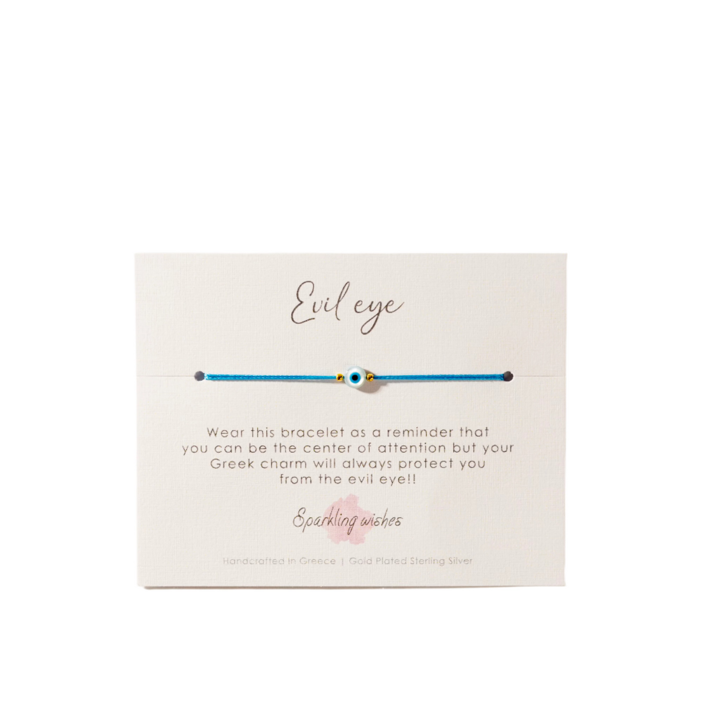 Aqua Blue Evil Eye Bracelet
