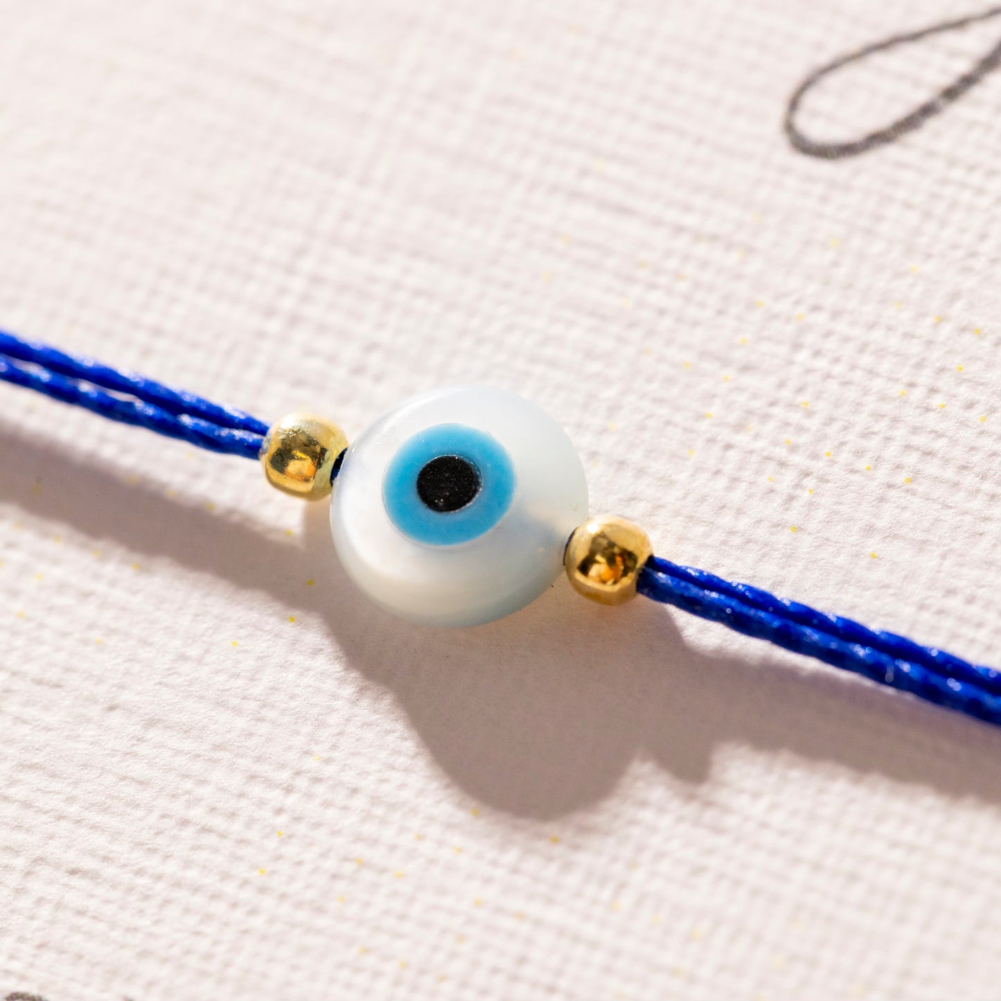 Navy Blue Evil Eye Bracelet