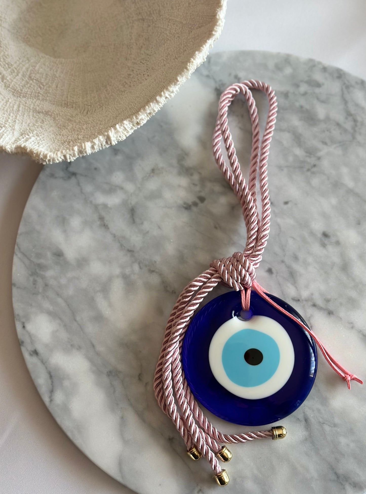 Newborn Pink Evil Eye Wall Decor