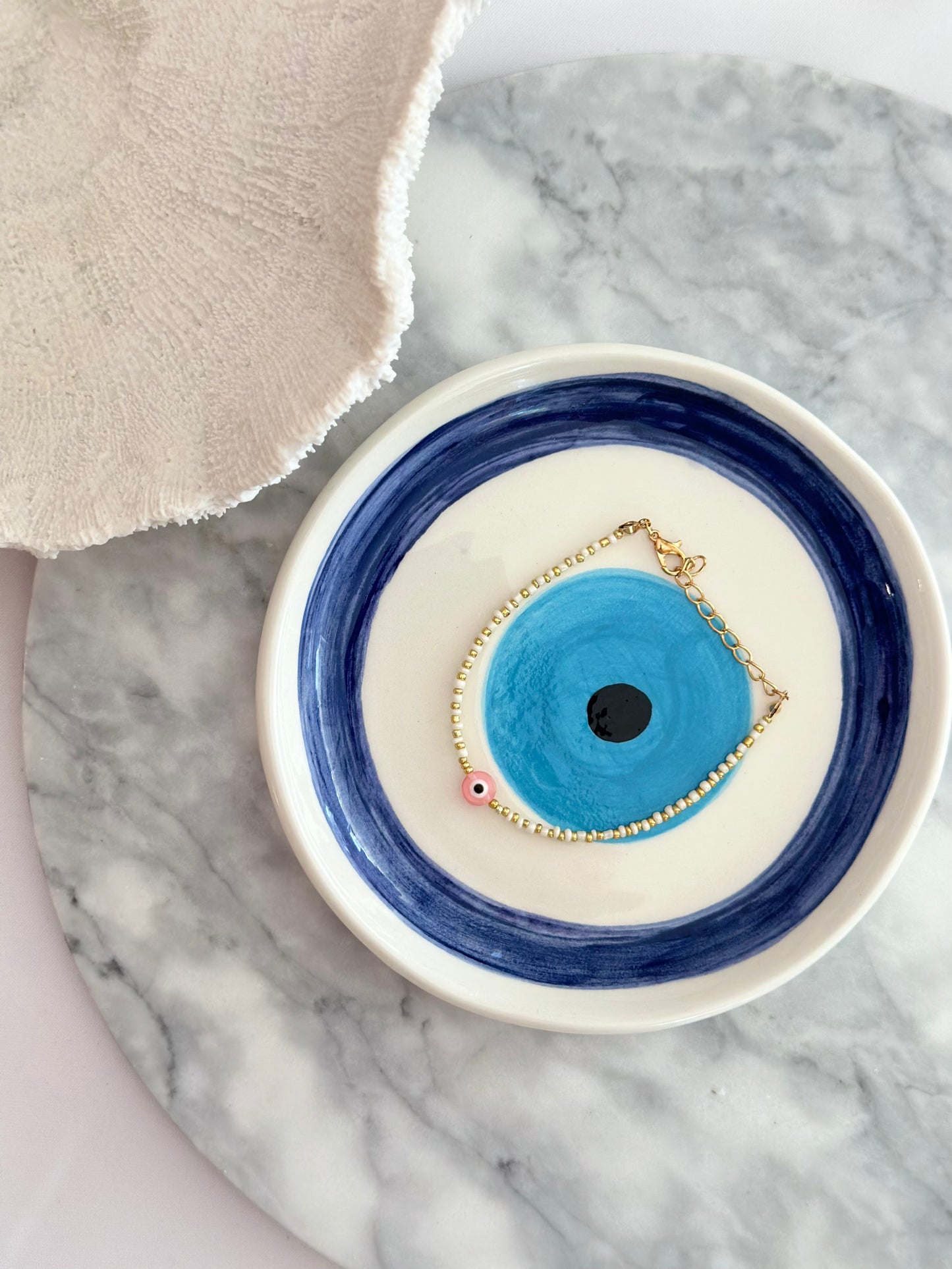 Helen Evil Eye Gold Anklet