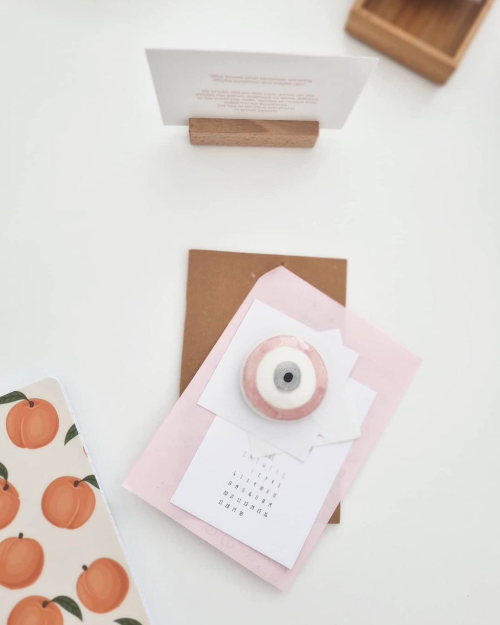 Ceramic Paper Weight Evil Eye