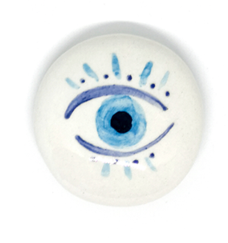 Ceramic Paper Weight Evil Eye
