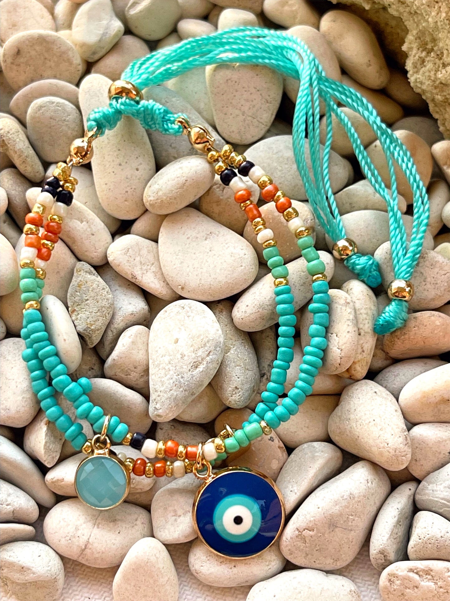 Tiffany's Evil Eye Turquoise Bracelet